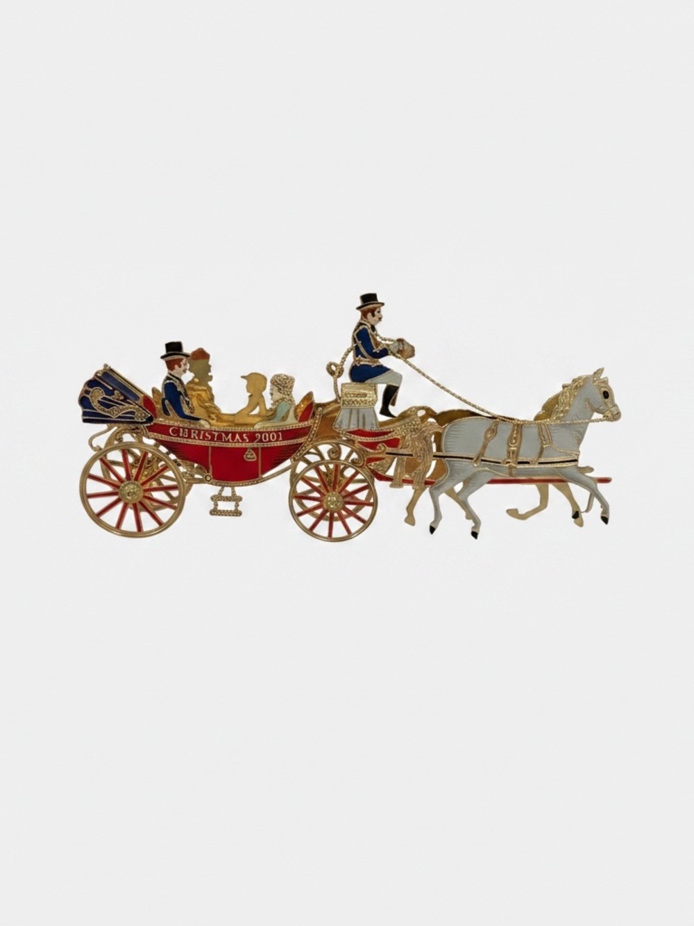 White House Historical Society Drawn 2001 Christmas Ornament